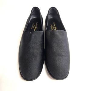 Robert Clergerie Black Stretch  Slip On Shoes Size 37.5 US 7.5